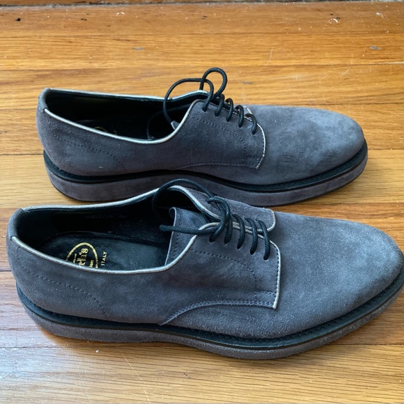 NWOT Church’s English Shoes Grey Suede Oxfords Impreza 36 women’s 6
